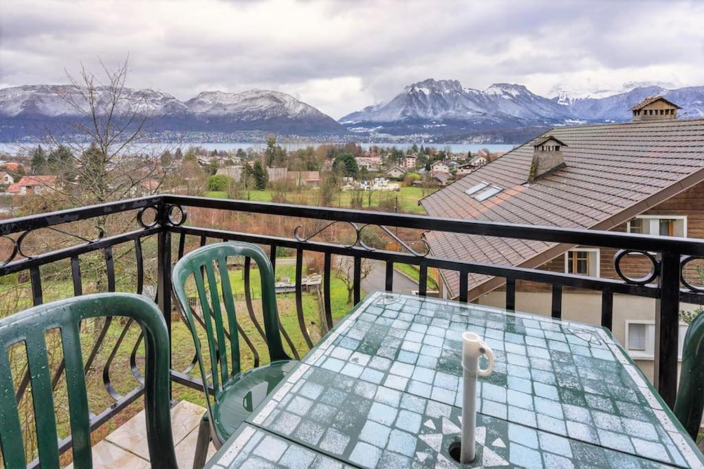 Cabana & Panorama Lac Annecy -Parking & Terrasse Sévrier Εξωτερικό φωτογραφία